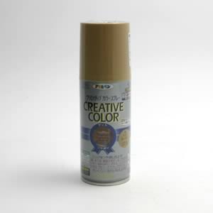 アサヒペン クリエイティブカラースプレー<ツヤなし> 18 ライトカーキー (100ml)