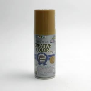 アサヒペン クリエイティブカラースプレー<ツヤなし> 26 ゴールドアンバー (100ml)