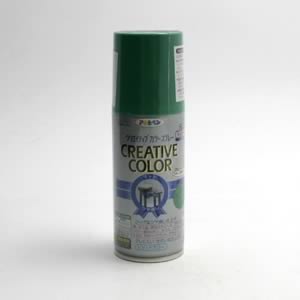 アサヒペン クリエイティブカラースプレー<ツヤなし> 55 エメラルドグリーン (100ml)