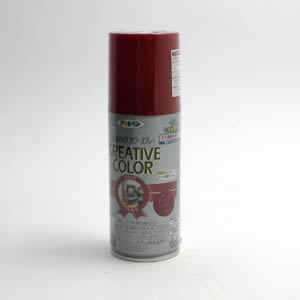 アサヒペン クリエイティブカラースプレー<ツヤあり> 61 ディープレッド (100ml)