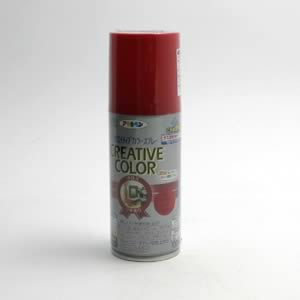 アサヒペン クリエイティブカラースプレー<ツヤあり> 62 ファインレッド (100ml)