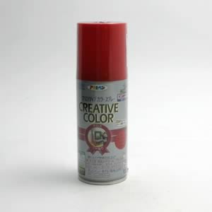 アサヒペン クリエイティブカラースプレー<ツヤあり> 63 ファイヤーレッド (100ml)