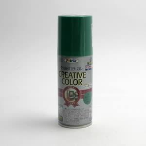 アサヒペン クリエイティブカラースプレー<ツヤあり> 68 トロピカルグリーン (100ml)