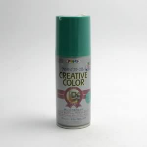 アサヒペン クリエイティブカラースプレー<ツヤあり> 76 カジュアルグリーン (100ml)