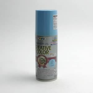 アサヒペン クリエイティブカラースプレー<ツヤあり> 77 ライトブルー (100ml)