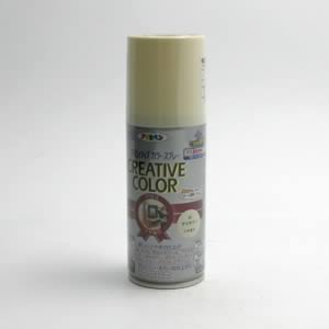アサヒペン クリエイティブカラースプレー<ツヤあり> 81 アイボリー (100ml)