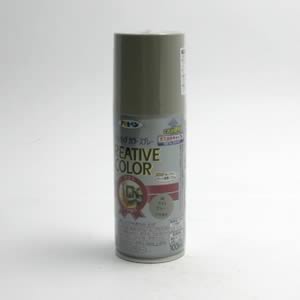 アサヒペン クリエイティブカラースプレー<ツヤあり> 86 ライトグレー (100ml)