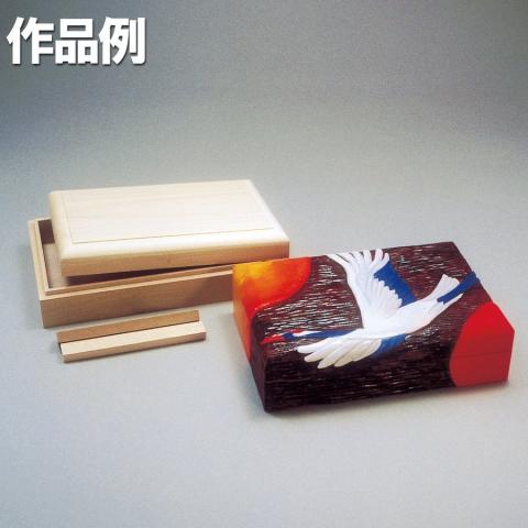木彫はがき箱