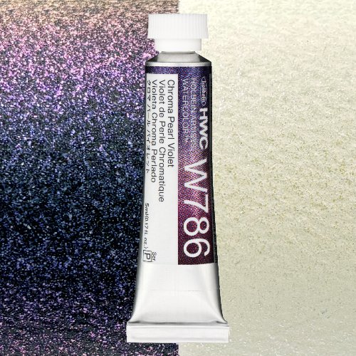 ホルベイン透明水彩 クロマパール 5ml  W786 クロマパールバイオレット