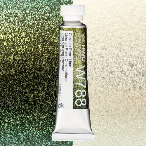 ホルベイン透明水彩 クロマパール 5ml W788 クロマパールライム