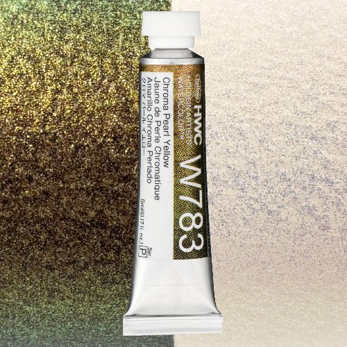 ホルベイン透明水彩 クロマパール 5ml  W783 クロマパールイエロー