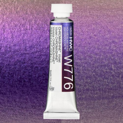 ホルベイン透明水彩 クロマシャイン 5ml  W776 クロマシャインバイオレット