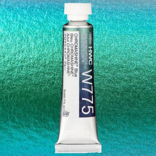 ホルベイン透明水彩 クロマシャイン 5ml W775 クロマシャインブルー