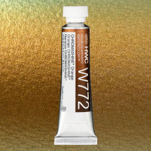 ホルベイン透明水彩 クロマシャイン 5ml  W772 クロマシャインオレンジ