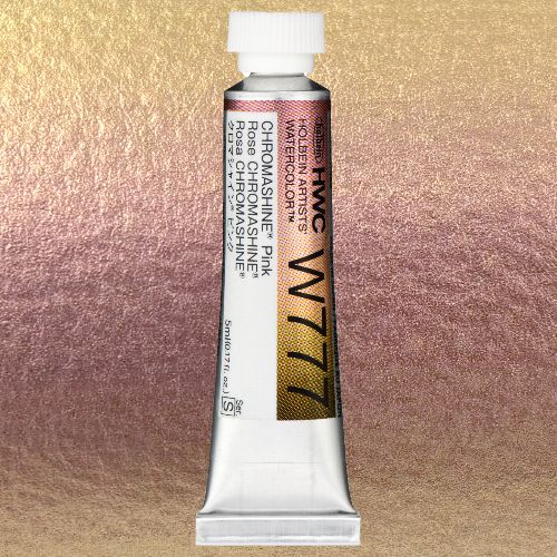 ホルベイン透明水彩 クロマシャイン 5ml  W777 クロマシャインピンク