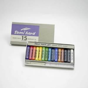 【メーカー在庫限り】ホルベイン セミハードパステル 15色セット