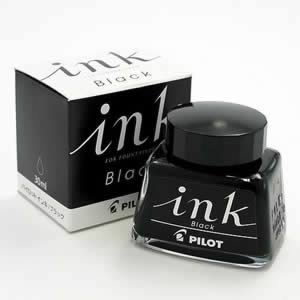 パイロット 一般書記用インク 黒 (30ml)
