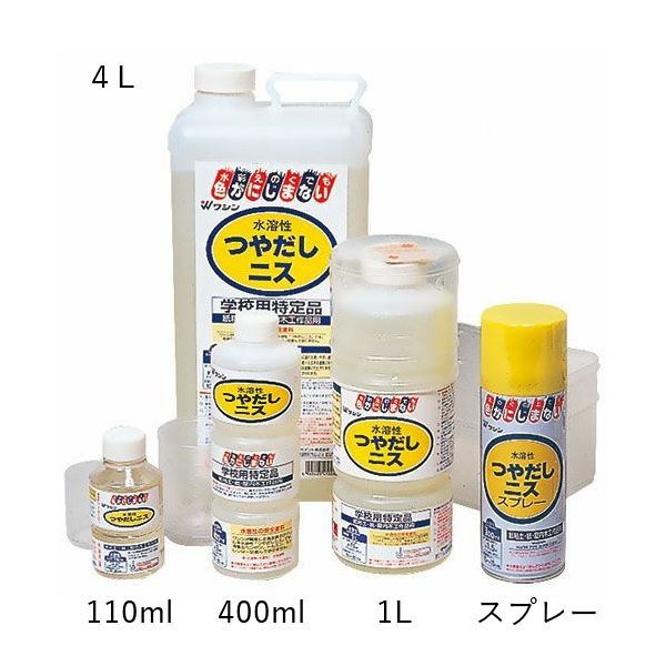 ワシン水溶性つやだしニス