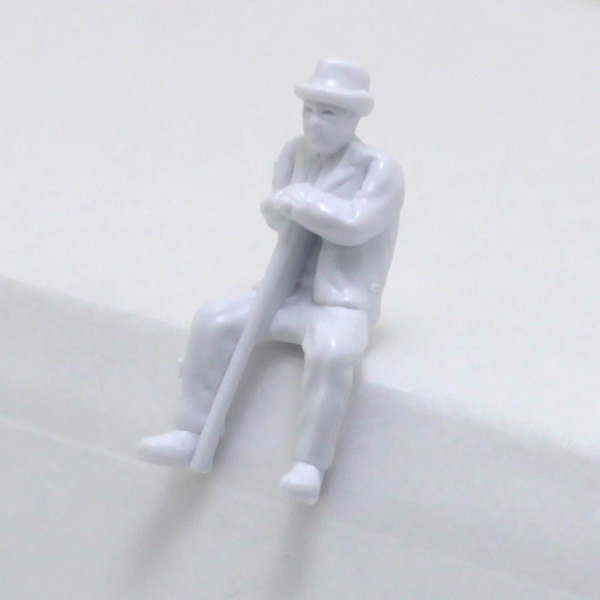 1:50 人物座像 男性B 老人 JB-50B-05