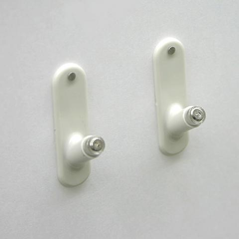 らくらく掛けフック 3kg対応 ホワイト(2個入り) [M-027]