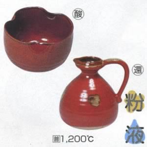 鉄赤釉
