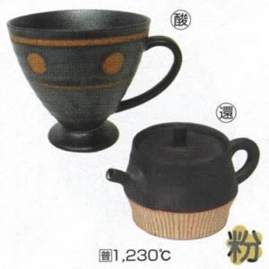 いぶし黒釉