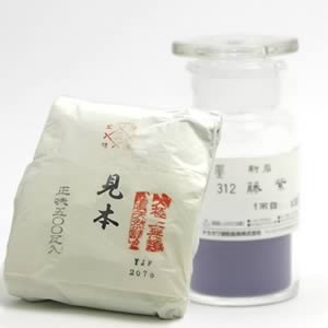 鳳凰新岩絵具 312 藤紫 500g紙包入