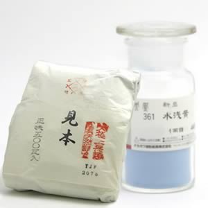 鳳凰新岩絵具 361 水浅黄 500g紙包入