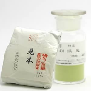 鳳凰新岩絵具 431 鶸色 500g紙包入