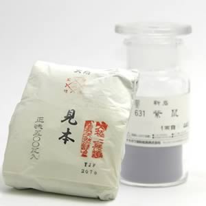 鳳凰新岩絵具 631 紫鼠 500g紙包入