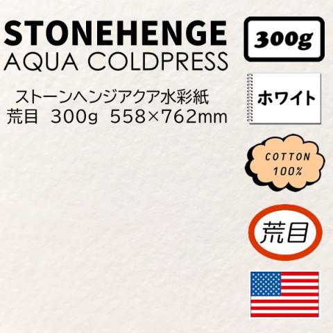 ストーンヘンジ アクア 荒目  300g ほぼ中判(558×762mm)