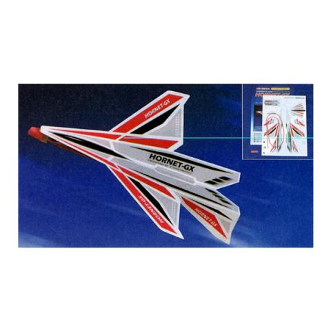プレカット紙飛行機HORNET-GX Red