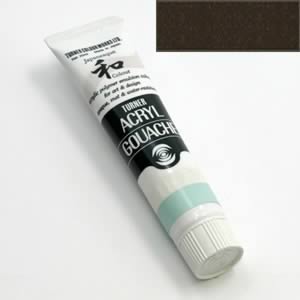 ターナーアクリルガッシュ ジャパネスクカラー20ml 337 焦茶