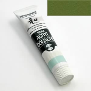 ターナーアクリルガッシュ ジャパネスクカラー20ml 342 苔色