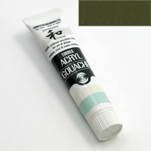 ターナーアクリルガッシュ ジャパネスクカラー20ml 344 海松茶