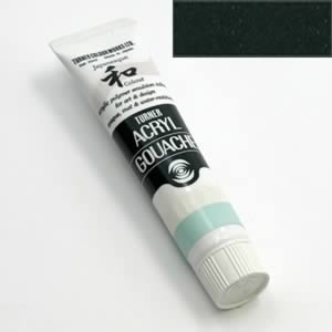 ターナーアクリルガッシュ ジャパネスクカラー20ml 348 黒緑