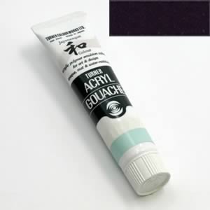 ターナーアクリルガッシュ ジャパネスクカラー20ml 363 黒紫