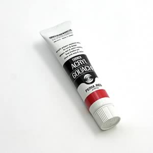 ターナーアクリルガッシュ 21 パーマネントレッド (40ml)