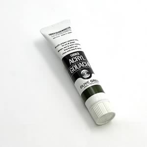ターナーアクリルガッシュ 46 オリーブグリーン (40ml)