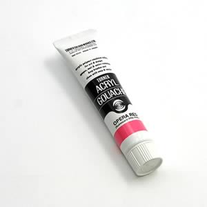ターナーアクリルガッシュ 24 オペラレッド (40ml)