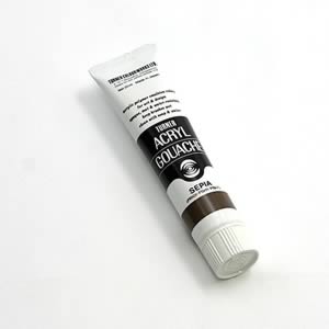 ターナーアクリルガッシュ 35 セピア (40ml)