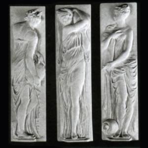 【受注生産】ニンフ(泉の女) 3点セット 120×460mm　(岡石こう製)