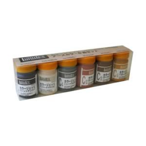リキテックス カラージェッソ6色セット アースカラー (50ml)