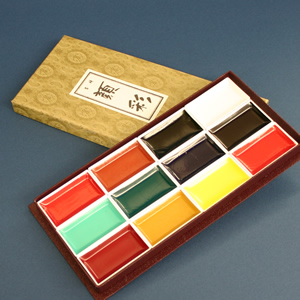 吉祥 顔彩 12色セット 上製
