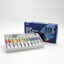 ホルベイン水可溶性油絵具DUO 12色セット (6号,ホワイトのみ10号)