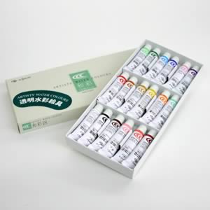 クサカベ専門家用水彩絵具2号チューブ 和彩18色セット