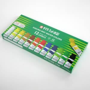 サクラマット水彩 12色セット