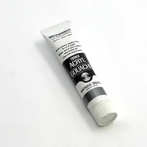 ターナーアクリルガッシュ 78 アンティークシルバー (40ml)