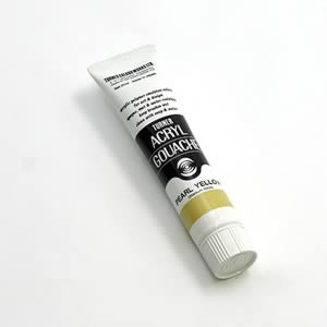 ターナーアクリルガッシュ 95 パールイエロー (40ml)