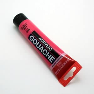 アムステルダムアクリリックガッシュ70ml 384 リフレックスローズ